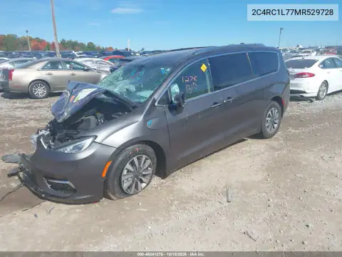 2C4RC1L77MR529728 — 2021 Chrysler Pacifica, фото 2 з IAAI, Передня частина