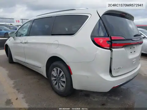 2C4RC1S70MR572941 — 2021 Chrysler Pacifica, photo 3 from IAAI, All-over damage