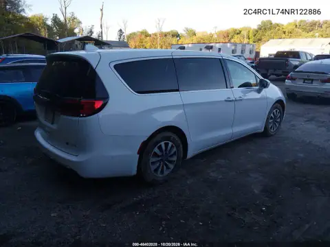 2C4RC1L74NR122886 — 2022 Chrysler Pacifica, zdjęcie 4 z IAAI, Uszkodzenia podwozia