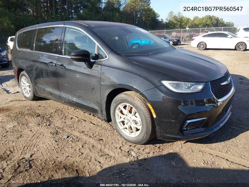2C4RC1BG7PR560547 Chrysler Pacifica 2023 — повреждение Передняя часть, фото до ремонта