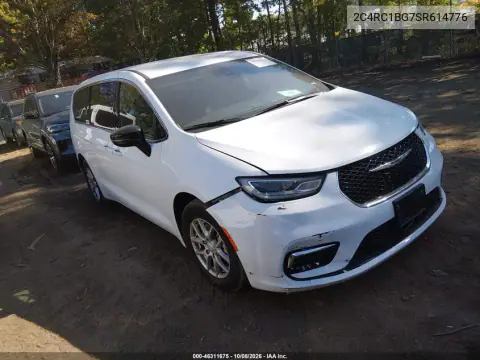 2C4RC1BG7SR614776 — 2025 Chrysler Pacifica, Передняя часть справа, фото до ремонта
