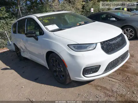 2C4RC1GG5SR535163 — 2025 Chrysler Pacifica, Prawy bok, zdjęć przed naprawą