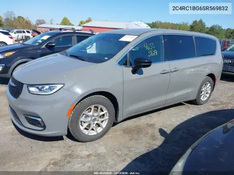 2C4RC1BG6SR569832 — 2025 Chrysler Pacifica, zdjęcie 3 z IAAI 16.10.2026, Prawy bok