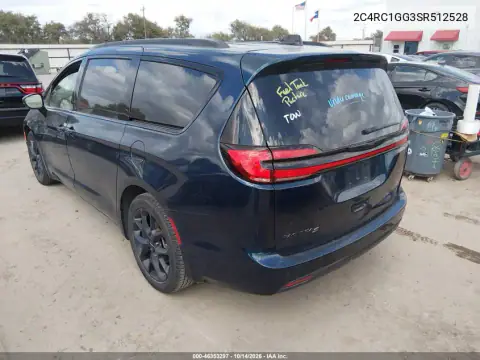 2C4RC1GG3SR512528 — 2025 Chrysler Pacifica, photo 3 from IAAI 17.10.2026, Front and rear