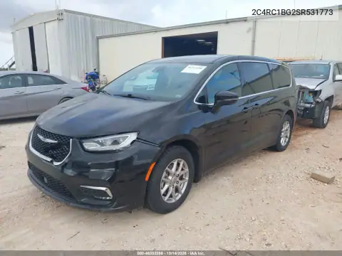2C4RC1BG2SR531773 — 2025 Chrysler Pacifica, photo 3 from IAAI 17.10.2026, Left front