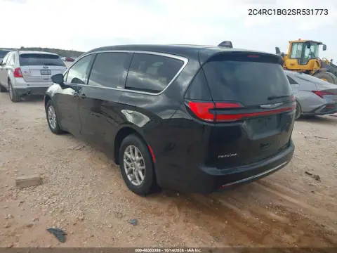 2C4RC1BG2SR531773 — 2025 Chrysler Pacifica, photo 4 from IAAI 17.10.2026, Left front