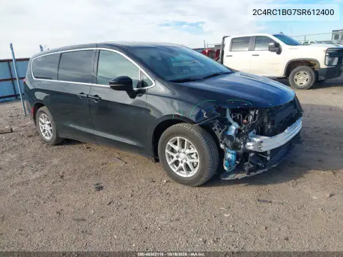 2C4RC1BG7SR612400 — 2025 Chrysler Pacifica, Передня частина справа, фото до ремонту