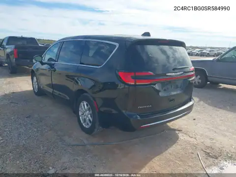 2C4RC1BG0SR584990 — 2025 Chrysler Pacifica, photo 4 from IAAI 20.10.2026, Front end