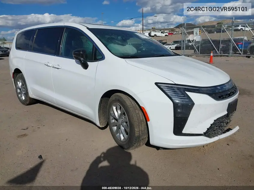 2C4RC1GG2VR595101 Chrysler Pacifica 2027 — Left front damage, before-repair photo