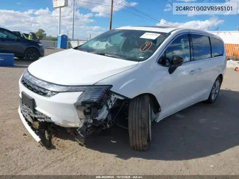 2C4RC1GG2VR595101 — 2027 Chrysler Pacifica, photo 2 from IAAI 21.10.2026, Left front