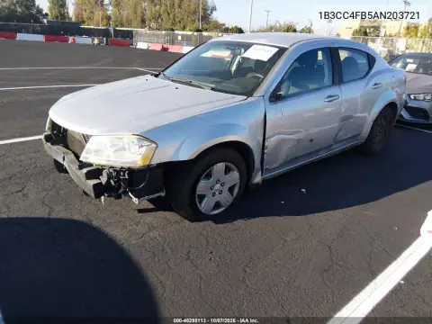 2010 Dodge Avenger Sxt VIN 1B3CC4FB5AN203721 фото 3