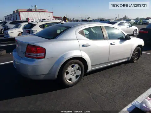2010 Dodge Avenger Sxt VIN 1B3CC4FB5AN203721 фото 5