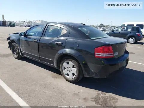2010 Dodge Avenger Sxt VIN 1B3CC4FB9AN155107 фото 4