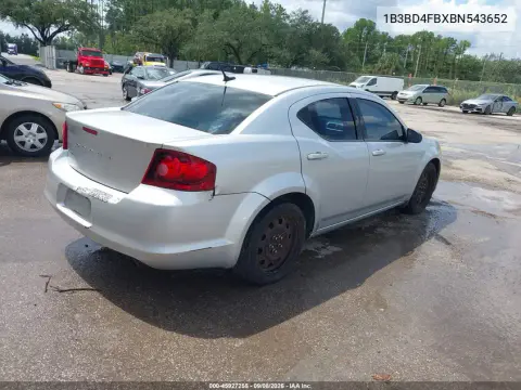 2011 Dodge Avenger Express VIN 1B3BD4FBXBN543652 фото 5