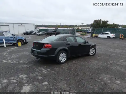 1C3CDZAB3CN294172 — 2012 Dodge Avenger, photo 5 from IAAI, Left front