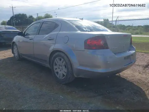 2013 Dodge Avenger Se VIN 1C3CDZAB7DN619682 фото 4