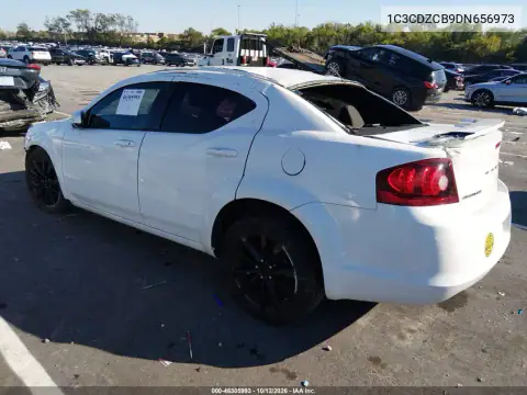 1C3CDZCB9DN656973 — 2013 Dodge Avenger, photo 3 from IAAI, Biohazard / chemical