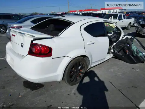 1C3CDZCB9DN656973 — 2013 Dodge Avenger, photo 4 from IAAI, Biohazard / chemical