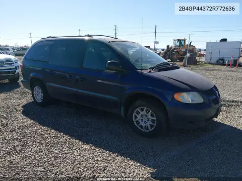 2B4GP44372R772636 — 2002 Dodge Caravan, Естественный износ, фото до ремонта