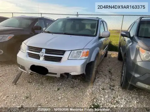 2010 Dodge Grand Caravan Sxt VIN 2D4RN4DX9AR163375 фото 2