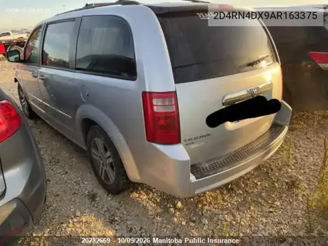 2010 Dodge Grand Caravan Sxt VIN 2D4RN4DX9AR163375 фото 3