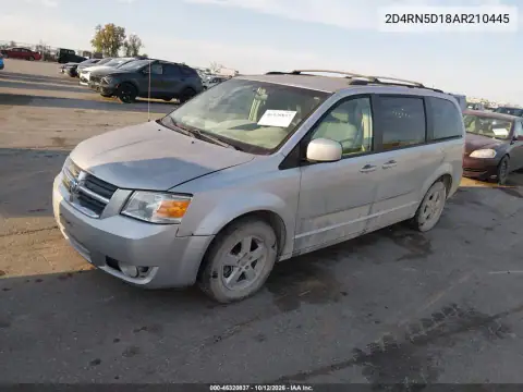2D4RN5D18AR210445 — 2010 Dodge Caravan, фото 3 с аукциона IAAI 20.10.2026, Передняя часть