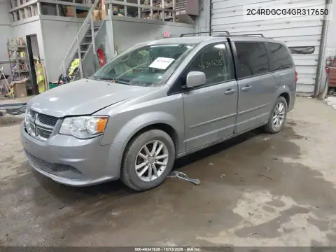 2C4RDGCG4GR317650 — 2016 Dodge Caravan, photo 3 from IAAI, Right front