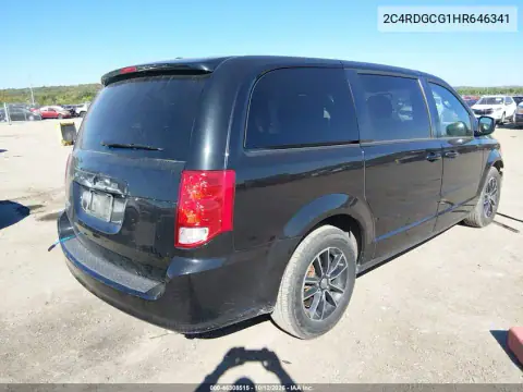 2C4RDGCG1HR646341 — 2017 Dodge Caravan, photo 5 from IAAI, Front end