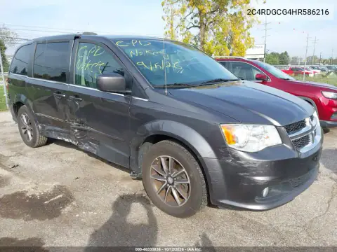 2C4RDGCG4HR586216 — 2017 Dodge Caravan, No indicado, fotos antes de reparar