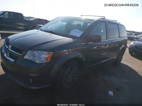 2C4RDGCG4HR845206 — 2017 Dodge Caravan, photo 3 from IAAI, Left rear