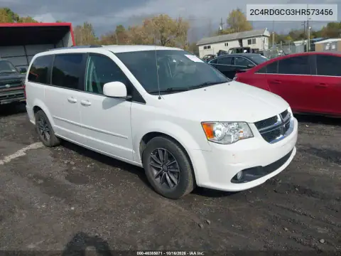 2C4RDGCG3HR573456 — 2017 Dodge Caravan, Left and right sides, before-repair photos