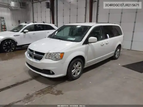2C4RDGCG7JR215671 — 2018 Dodge Caravan, photo 3 from IAAI, Not reported