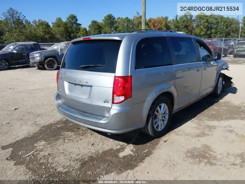2C4RDGCG8JR215534 — 2018 Dodge Caravan, ფოტო 5, IAAI, წინა მარჯვენა ნაწილი