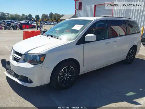 2C4RDGEG5JR202477 — 2018 Dodge Caravan, photo 3 from IAAI, Right front