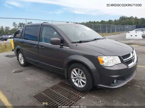 2C4RDGCG2KR671000 — 2019 Dodge Caravan, Storm damage, before-repair photos