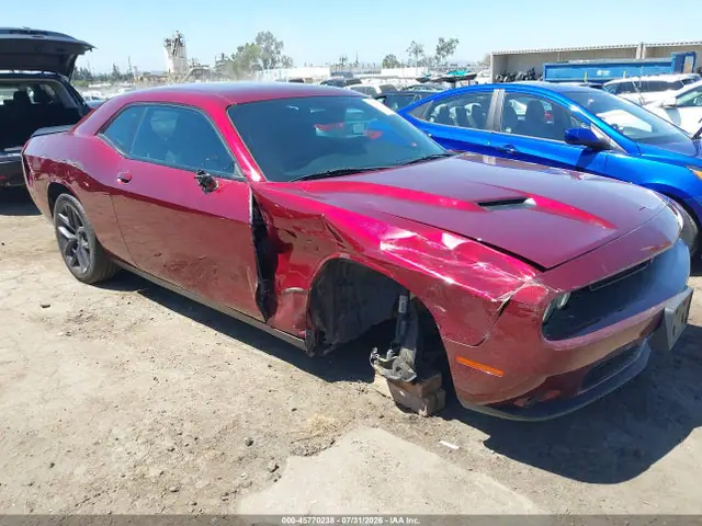 2C3CDZAG6MH547376 — 2021 Dodge Challenger SXT, Передняя часть справа (Right Front), фото до ремонта