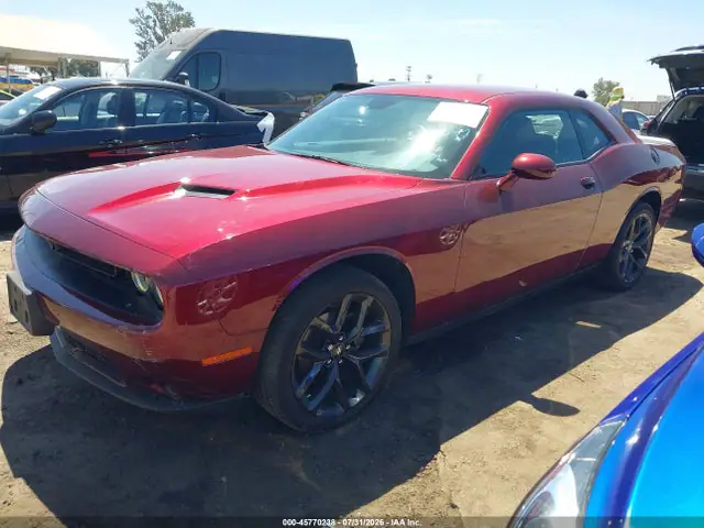 2021 Dodge Challenger Sxt VIN 2C3CDZAG6MH547376 фото 2