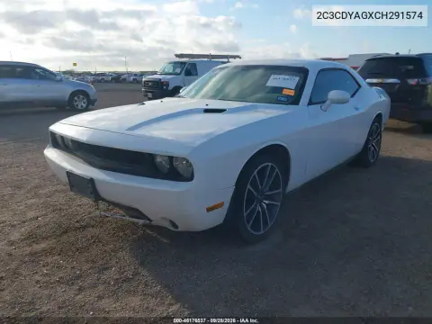 2012 Dodge Challenger Sxt VIN 2C3CDYAGXCH291574 фото 3