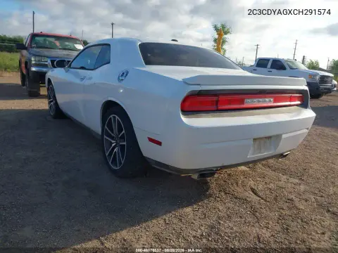 2012 Dodge Challenger Sxt VIN 2C3CDYAGXCH291574 фото 4