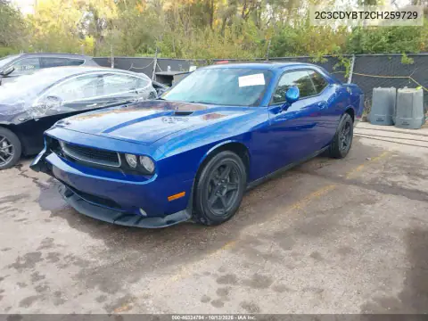2C3CDYBT2CH259729 — 2012 Dodge Challenger, photo 3 from IAAI, Front end