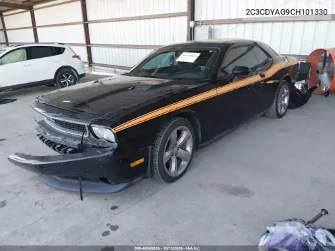 2C3CDYAG9CH101330 — 2012 Dodge Challenger, photo 3 from IAAI, All-over damage