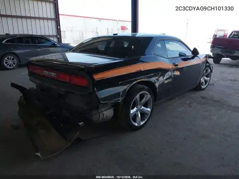 2C3CDYAG9CH101330 — 2012 Dodge Challenger, photo 5 from IAAI, All-over damage