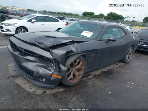2015 Dodge Challenger R/T Plus VIN 2C3CDZBT7FH733765 фото 3