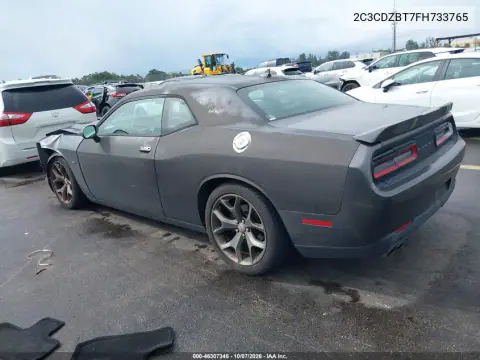 2015 Dodge Challenger R/T Plus VIN 2C3CDZBT7FH733765 фото 4