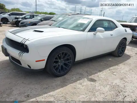 2C3CDZAG0GH201411 — 2016 Dodge Challenger, photo 3 from IAAI, Hail