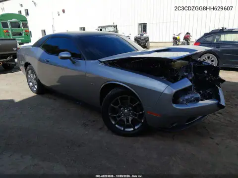 2017 Dodge Challenger Gt VIN 2C3CDZGG8HH629607 фото 2