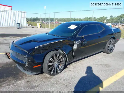 2C3CDZAG5HH519400 — 2017 Dodge Challenger, photo 3 from IAAI, Left front