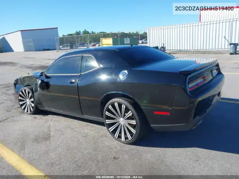 2C3CDZAG5HH519400 — 2017 Dodge Challenger, photo 4 from IAAI, Left front