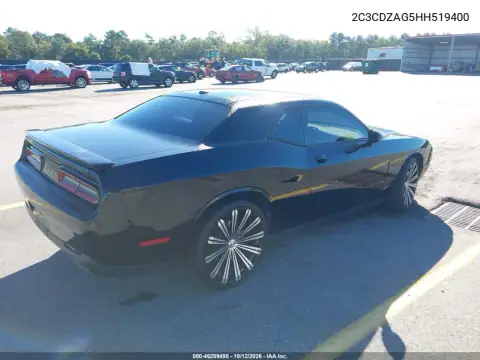 2C3CDZAG5HH519400 — 2017 Dodge Challenger, photo 5 from IAAI, Left front