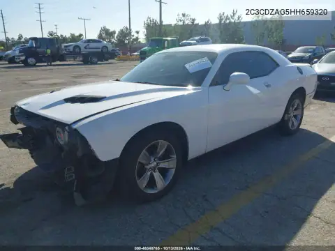 2C3CDZAG5HH659320 — 2017 Dodge Challenger, фото 2 с аукциона IAAI, Передняя часть